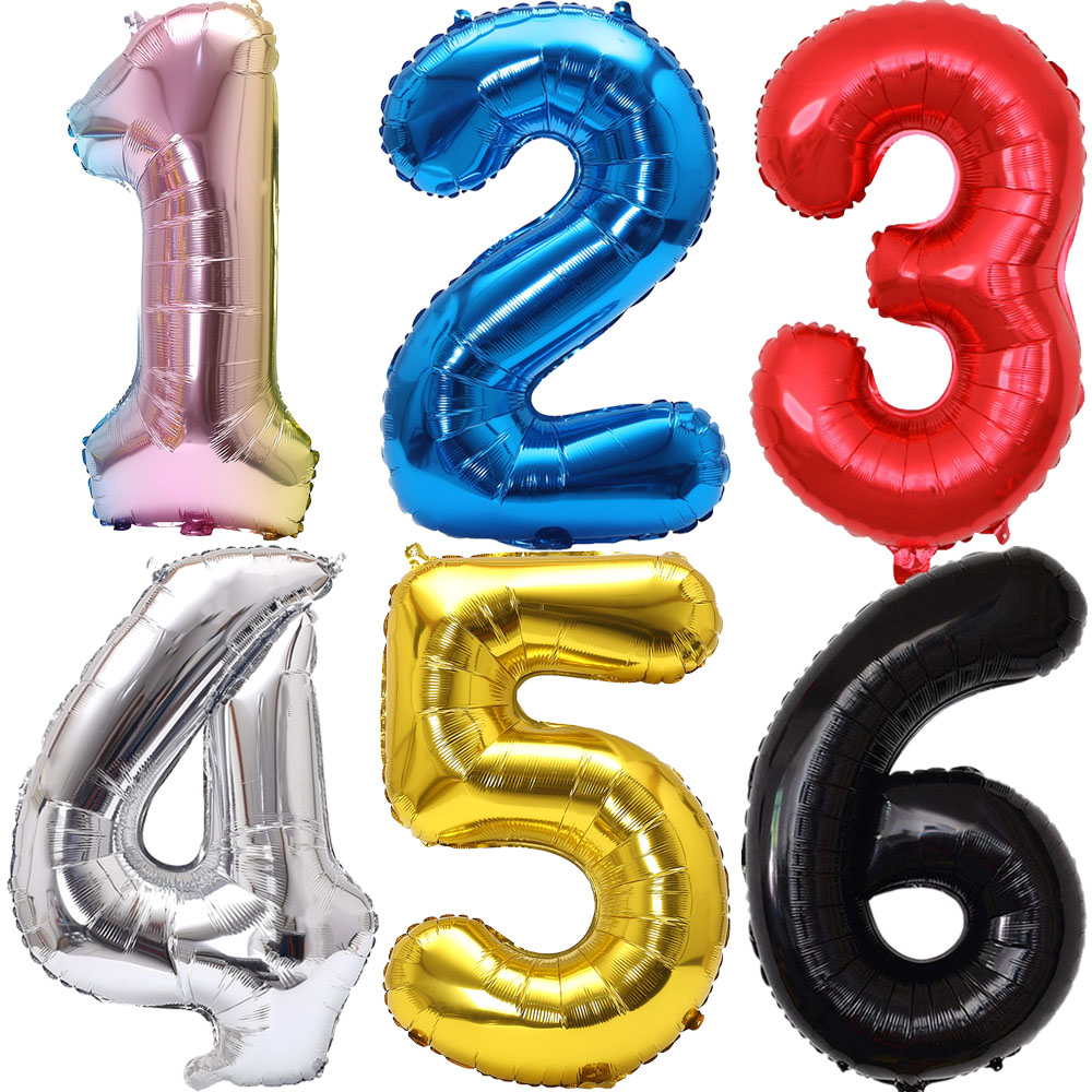 Balloon Pump Hand - 32 بوصة قوس قزح التدرج عدد
