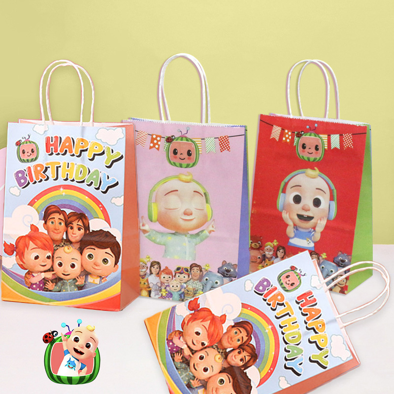 Party Favor Bag - Cocomelons مجموعة حقائب هدايا الحفلات لطيف