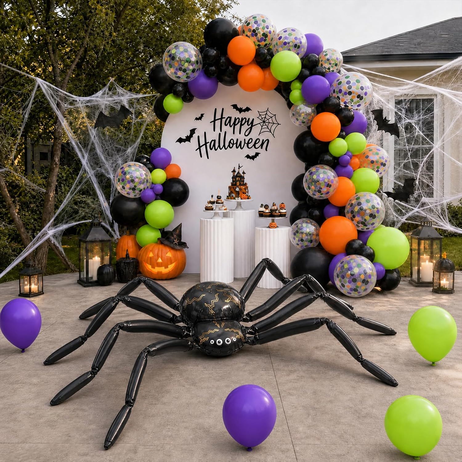 Balloon Arch Kit - طقم قوس بالونات الهالوين مع بالونات