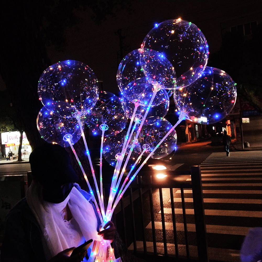 Led Balloon Light - 5/10/15/20 حزم LED تضيء بالونات بوبو