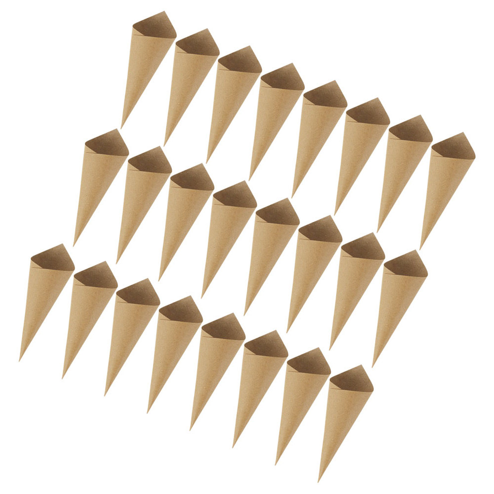 Papercraft Supply Confetti - 90 قطعة من مخاريط الورق الملونة