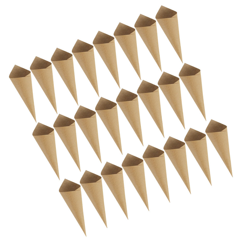Papercraft Supply Confetti - 90 قطعة من مخاريط الورق المزخرفة