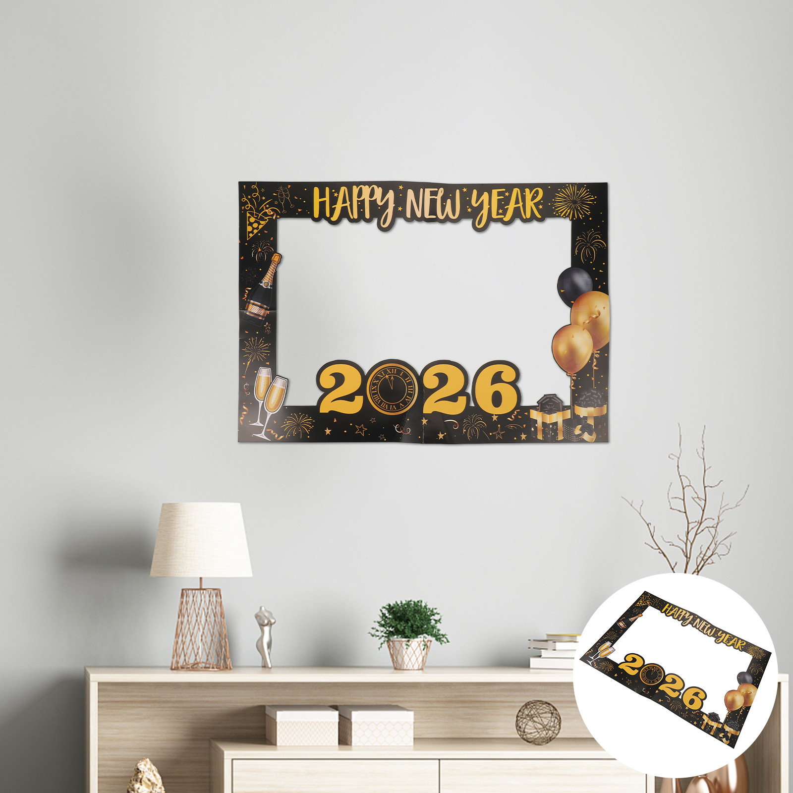 Photo Booth Frame - إطار صور كبير محمول من الورق