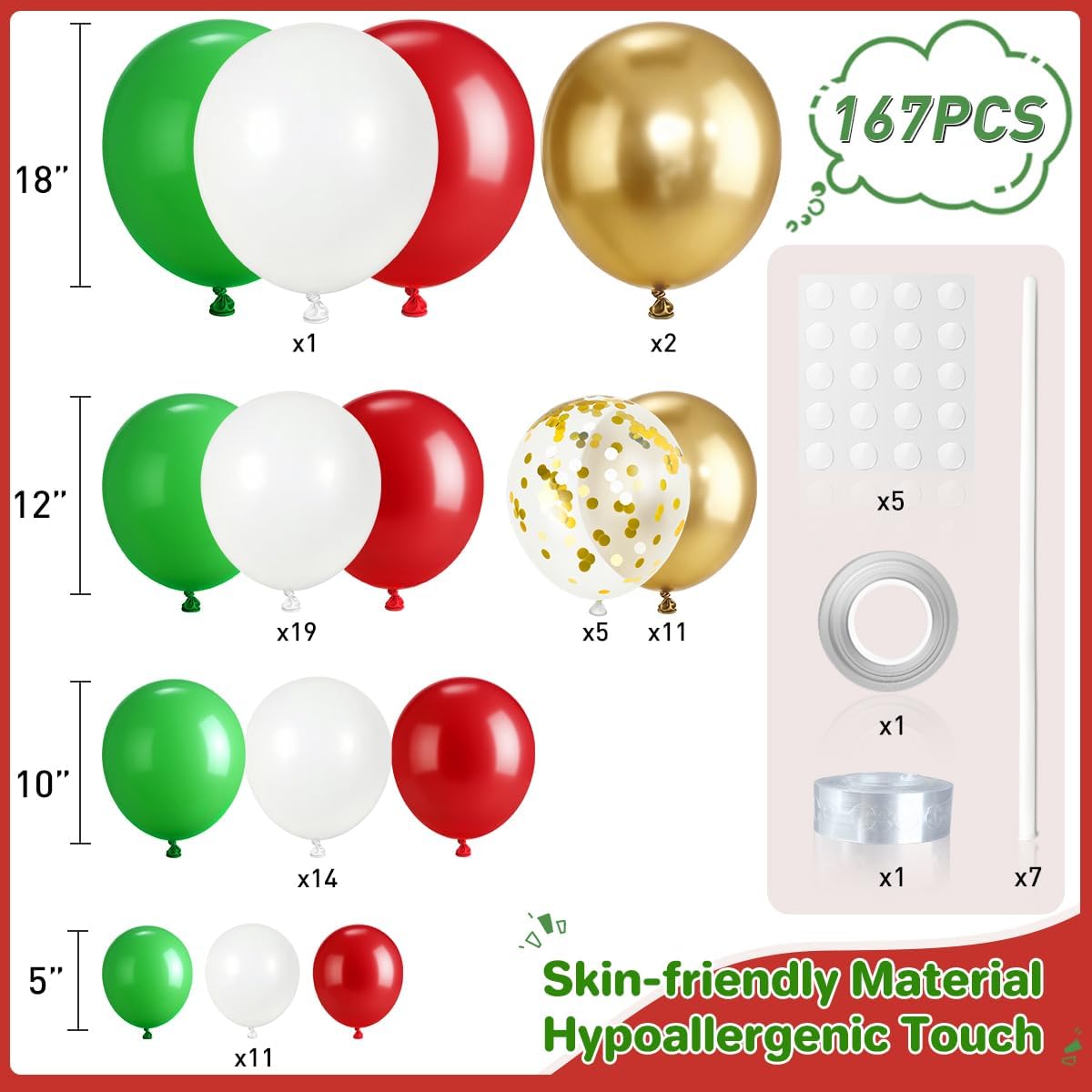 طقم أقواس بالونات باللون الأحم - مراجعة Balloon Arch Kit وسعره