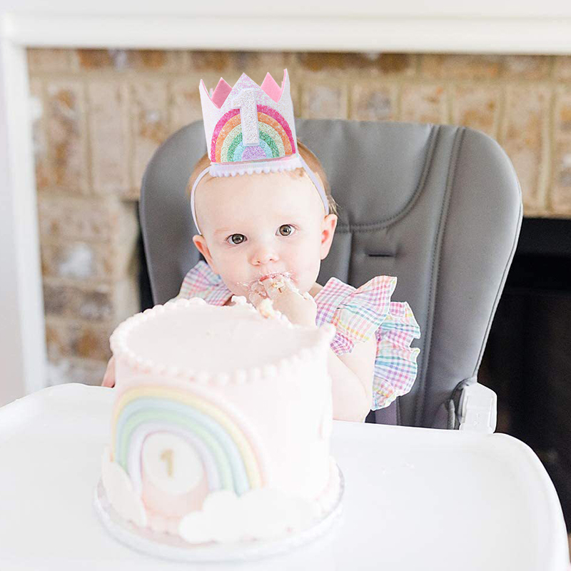 ورأى قوس قزح موضوع حفلة عيد مي - مراجعة Party Hat Cone وسعره