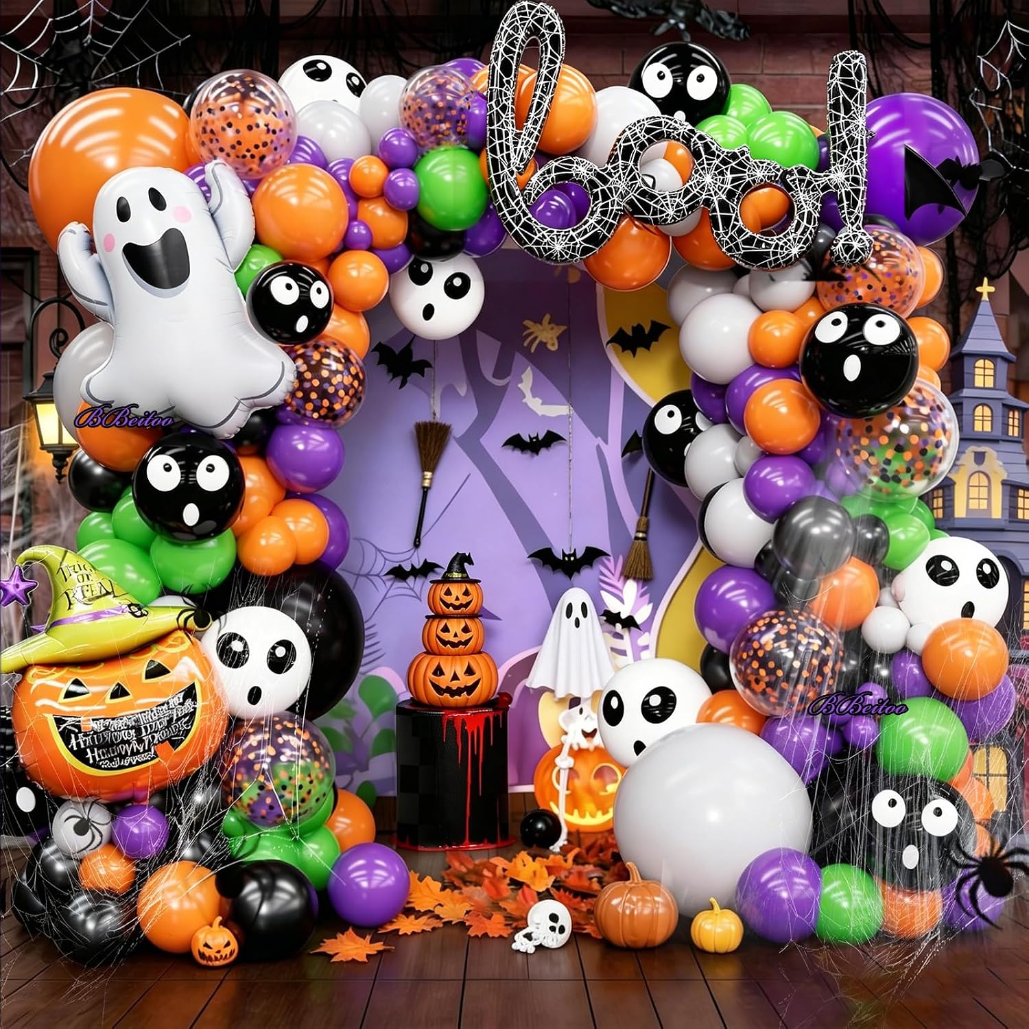 طقم أقواس بالونات الهالوين 184 - مراجعة Balloon Arch Kit وسعره