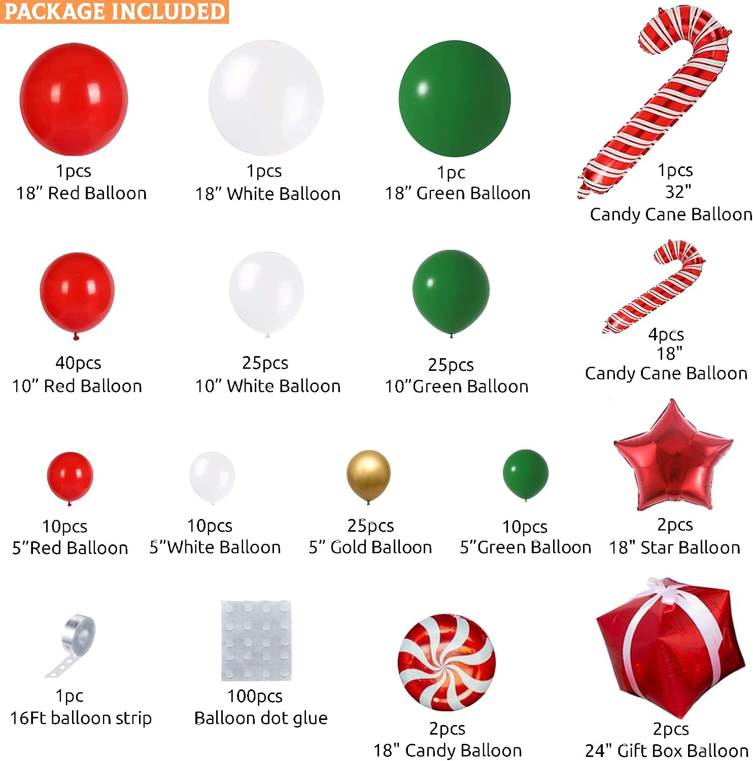 طقم أقواس بالونات عيد الميلاد، - مراجعة Balloon Arch Kit وسعره