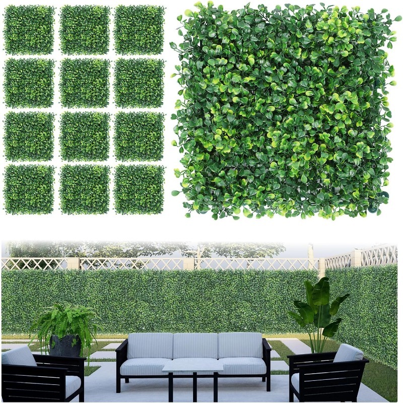 1/3/6 قطع من النباتات الاصطناع - مراجعة Flower Wall Panel وسعره