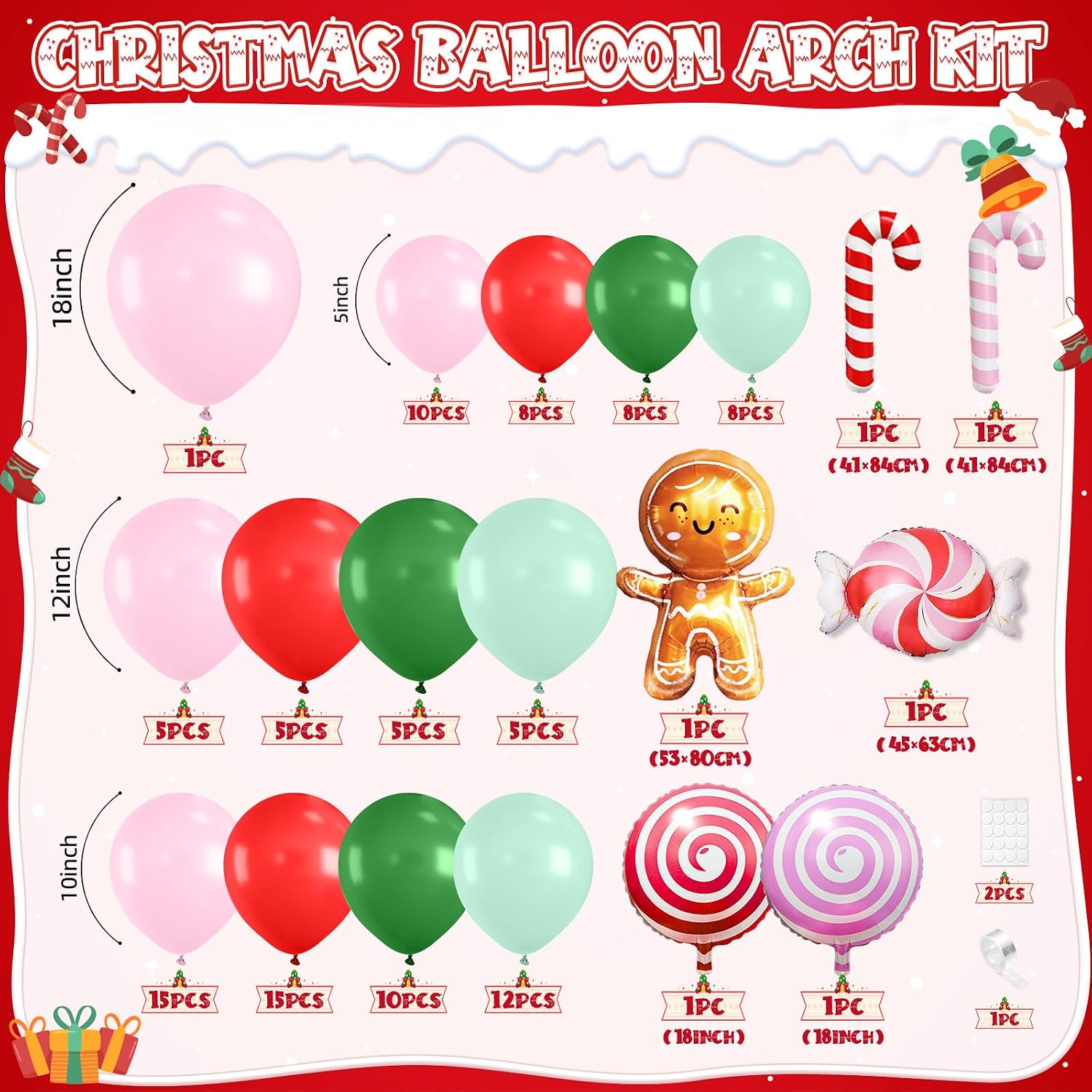 طقم أقواس زينة بالونات عيد الم - مراجعة Balloon Arch Kit وسعره