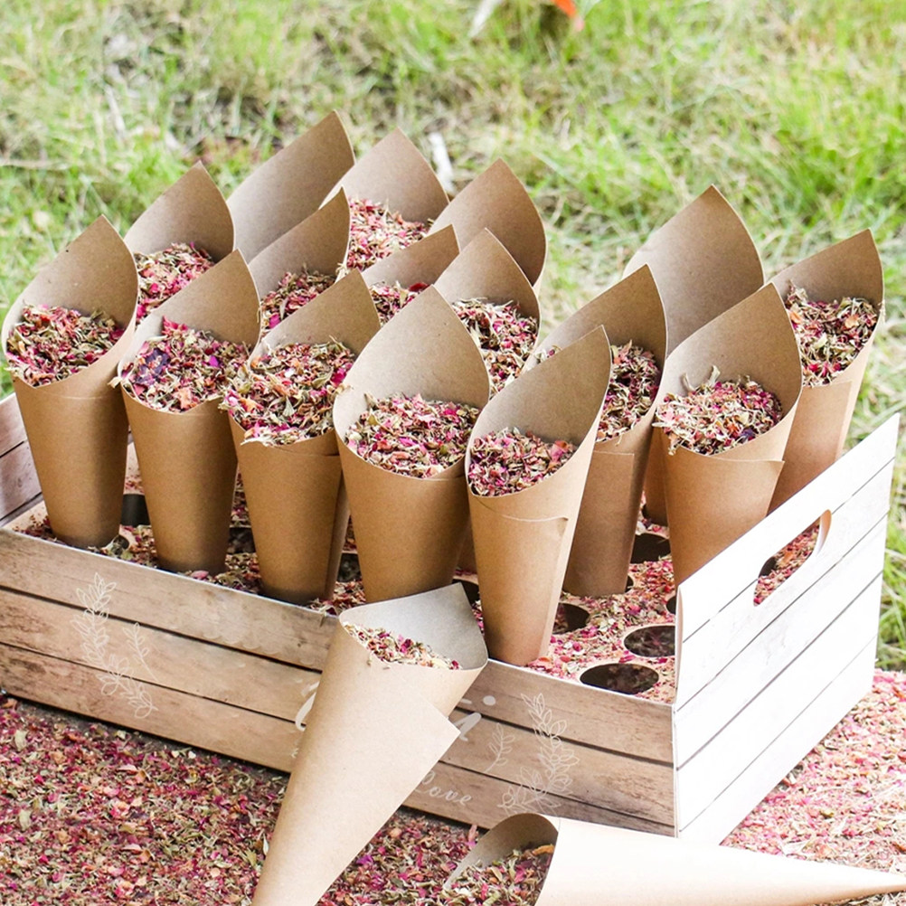 90 قطعة من مخاريط الورق الملون - مراجعة Papercraft Supply Confetti وسعره