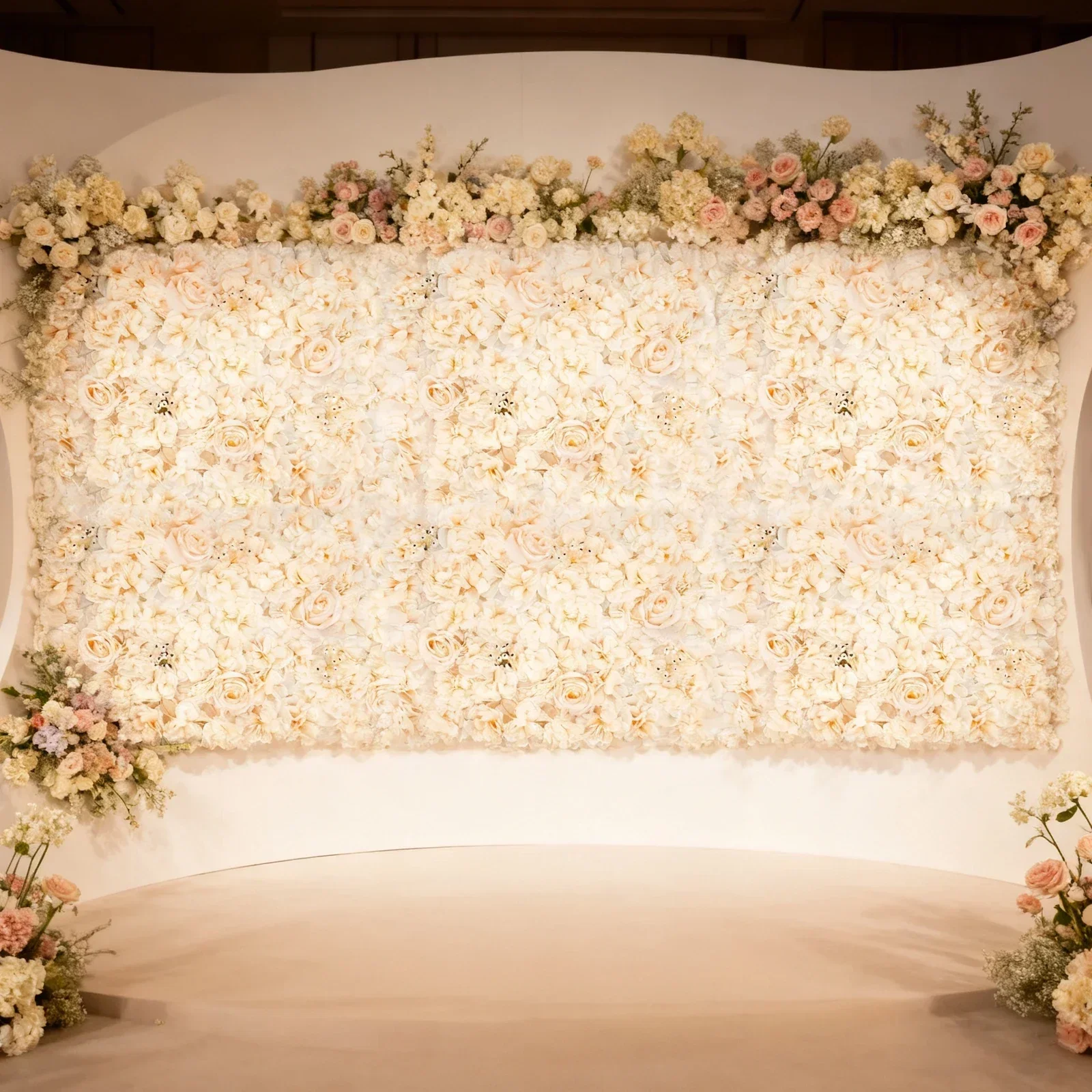 6 قطع لوحة جدارية من الزهور ال - مراجعة Flower Wall Panel وسعره