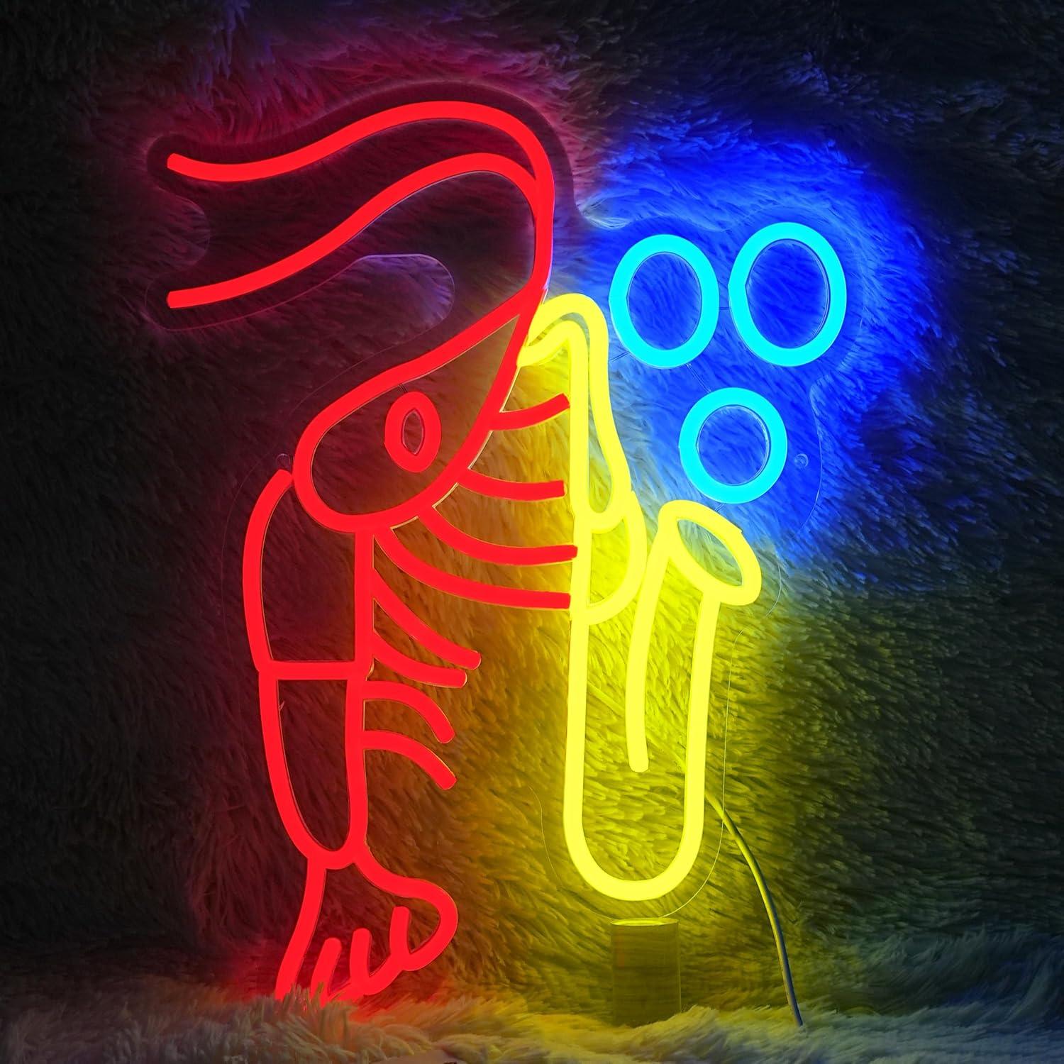 لافتة نيون LED بتصميم ساكسفون  - مراجعة Neon Sign Party وسعره